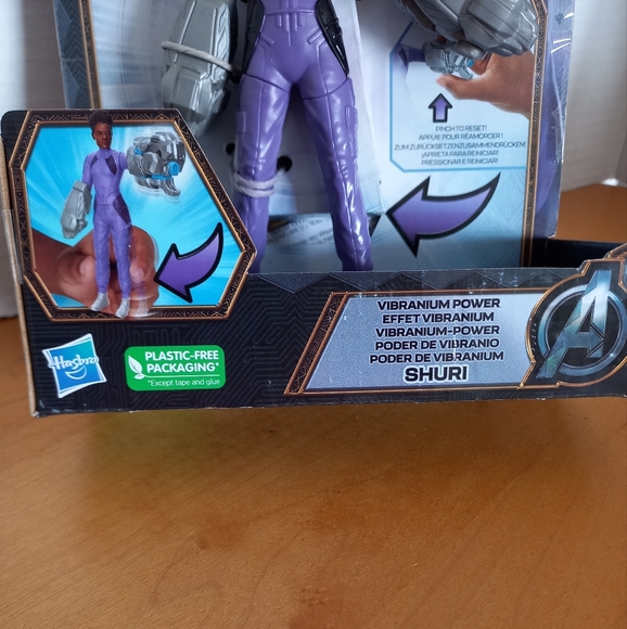 Marvel Wakanda Forever shuri new 6" action figure vibrainium power black panther - Picture 3 of 7